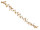 guirlande de feuilles et de baies "glory", L 180cm, l 20cm, or
