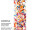 bannière textile "serpentins", colorée, 75 x 180cm, couture tube en haut + en bas