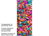 Textilbanner "Konfetti", bunt, 75 x 180cm,...