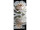 Textilbanner "Blüte im Wasser", weiss/schwarz, 75 x 180cm, Schlauchnaht oben+unten