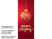 Textilbanner "Glitterkugel/Merry Christmas",...