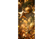 textile banner "stars/balls", gold, 75 x 180cm,...
