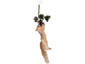 squirrel "Skip", natural, hanging on branch, 30...