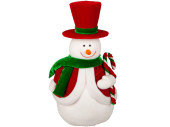 bonhomme de neige "candy", avec haute-de-forme,...