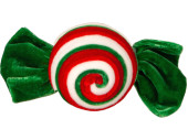 Bonbon "Candy", rot/weiss/grün, Ø...