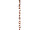 pine cone garland with berries, brown/red, l 140cm