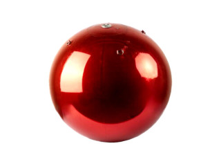 Weihnachtskugel aufblasbar XL, Ø 80cm, rot-glanz