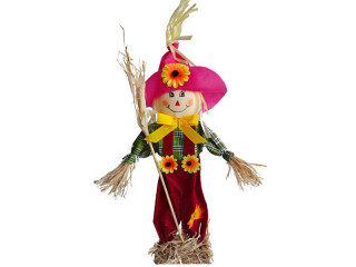 scarecrow "Funny", freestanding, h 80cm, pink/multicolor