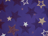 Geschenkpapier "Sternenmeer", 70cm x 50m, blau