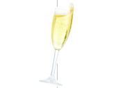 hanger with 3 champagne glasses 2D, gold/white,...