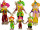 scarecrow "Funny", freestanding, var. sizes and colours
