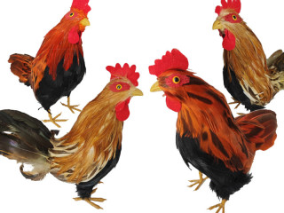 Hahn/Huhn "Natural" bunt, versch. Grössen