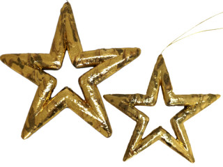 contour star "modern art", gold mix, var. sizes