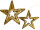 contour star "modern art", gold mix, var. sizes