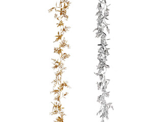 guirlande de feuilles et de baies "glory", L 180cm, l 20cm, diff. couleurs