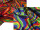 fabric “flower power stripes”, satin, w 150cm, var. colors