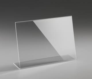 Plakataufsteller "L" A3 format, 2mm Acryl glasklar