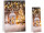 sac cadeau "lanterne/arbre", brun/blanc, diff. tailles