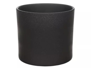 planter "sand structure", anthracite, Ø 19,5 x h 17,5cm