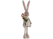 Hasenmädchen mit Blume, stehend, natur/grün, 11...