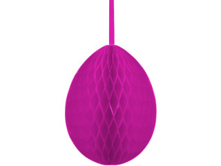 Waben-Ei Papier B1, H 50cm, Ø 35cm, pink