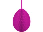 Waben-Ei Papier B1, H 50cm, Ø 35cm, pink