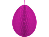 honeycomb egg paper B1, h 60cm, Ø 43cm, pink