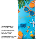 bannière textile "Sommer lunettes de...