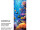 Textilbanner "Korallen/Fische", bunt, 75 x 180cm, Schlauchnaht oben+unten