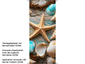 Textilbanner "Seestern/Muscheln",...