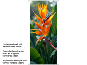 textile banner “bird-of-paradise flower”,...