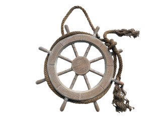 volant "BIG", bois naturel, avec corde, Ø 44cm, épaisseur 3,5cm
