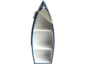 Boot/Regal "Maritim", zum Stellen, blau/weiss,...