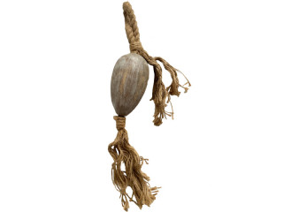 Seil mit 1 Schwimmer, Holz/Seil, braun, L 45cm