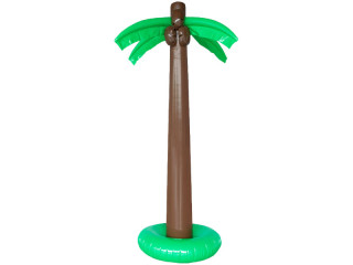palm tree XL inflatable, PVC, brown/green, h 180cm