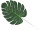 feuilles de palmier "exotic", Monstera, set de 4, vert, l 17,5cm, L 33cm