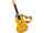 display “Hawaii”, set of 4, cocktail glass, guitar, palm tree, parrot, cardboard, colorful