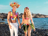 Hut "Hawaii Sammy", Ø 50cm, ausgefranst,...