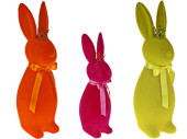 lapin avec couronne, floqué, diff. tailles et...