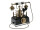 Telefon "Black Mediebal", Metall, bronze/schwarz, 23 x 14 x 24,5cm