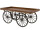 chariot de présentation en bois, brun, L 150cm, l 80cm, h 80cm