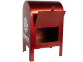 boîte aux lettres "Santa Express" rouge, métal, 21 x 19 x h 34cm