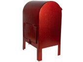 boîte aux lettres "Santa Express" rouge, métal, 21 x 19 x h 34cm