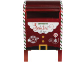 letterbox  "Santa Express" red, metal, 21 x 19...