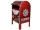 boîte aux lettres "Santa Express" rouge, métal, 21 x 19 x h 34cm