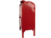 Briefkasten gross "Santa North Pole", rot, Metall, 33 x 26 x H 67cm