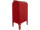 Briefkasten gross "Santa North Pole", rot, Metall, 33 x 26 x H 67cm