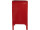 Briefkasten gross "Santa North Pole", rot, Metall, 33 x 26 x H 67cm