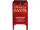 letterbox large “Santa North Pole”, red, metal, 33 x 26 x h 67cm