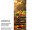 bannière textile "légumes dans caisse en bois", brun/coloré, 75 x 180cm, couture du tube en haut + en bas